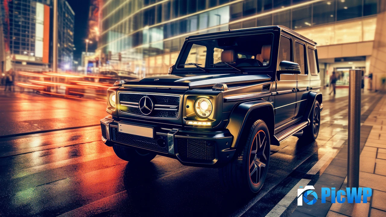 Mercedes-Benz AMG G 63 City night 4K PC Wallpaper