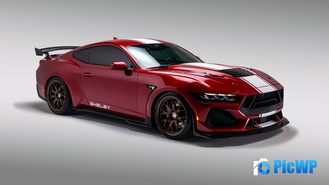 Shelby Super Snake Red cars 4K PC Wallpaper