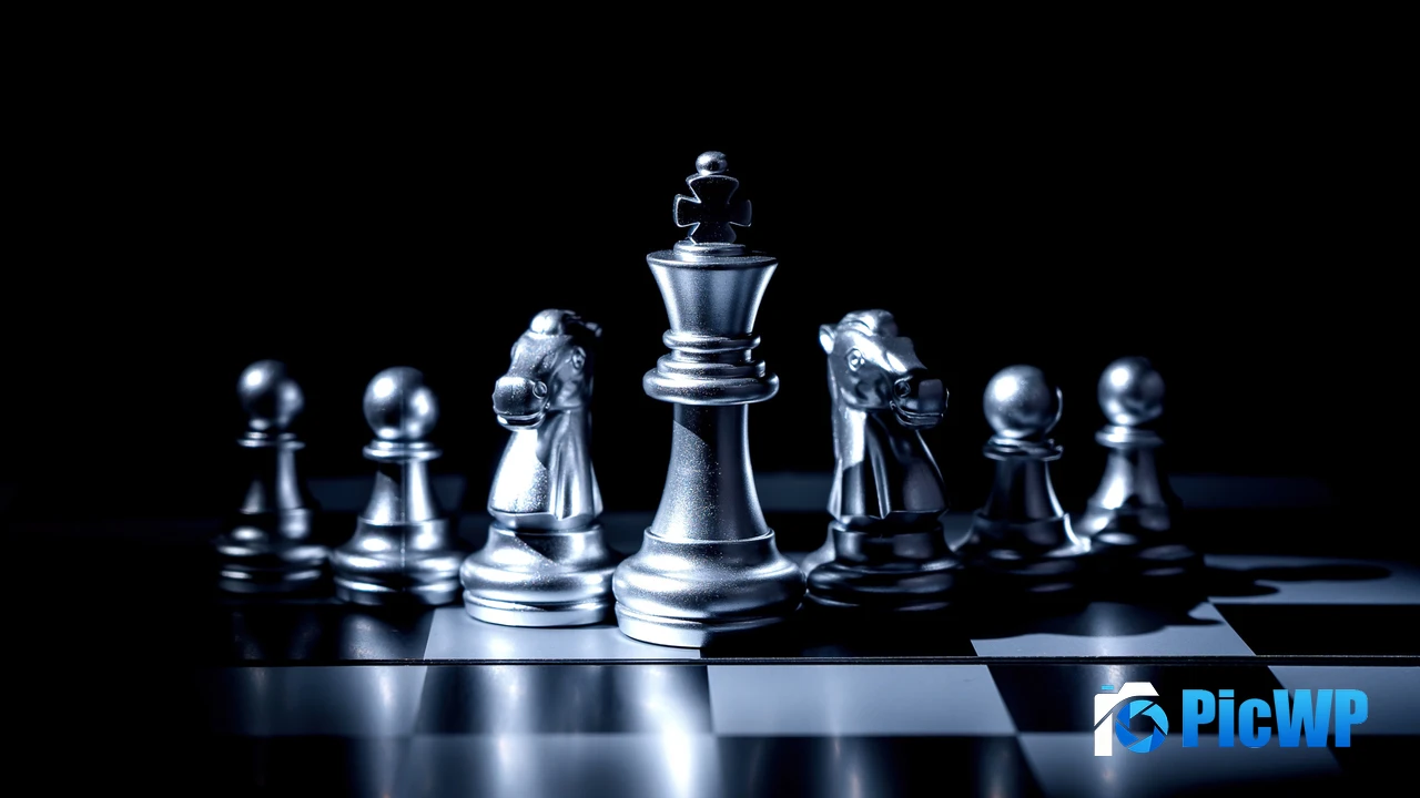 Chessboard Monochrome 4K PC Wallpaper