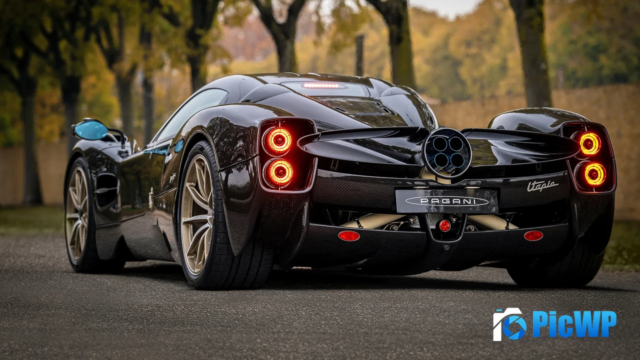 Pagani Utopia Rear view 4K PC Wallpaper