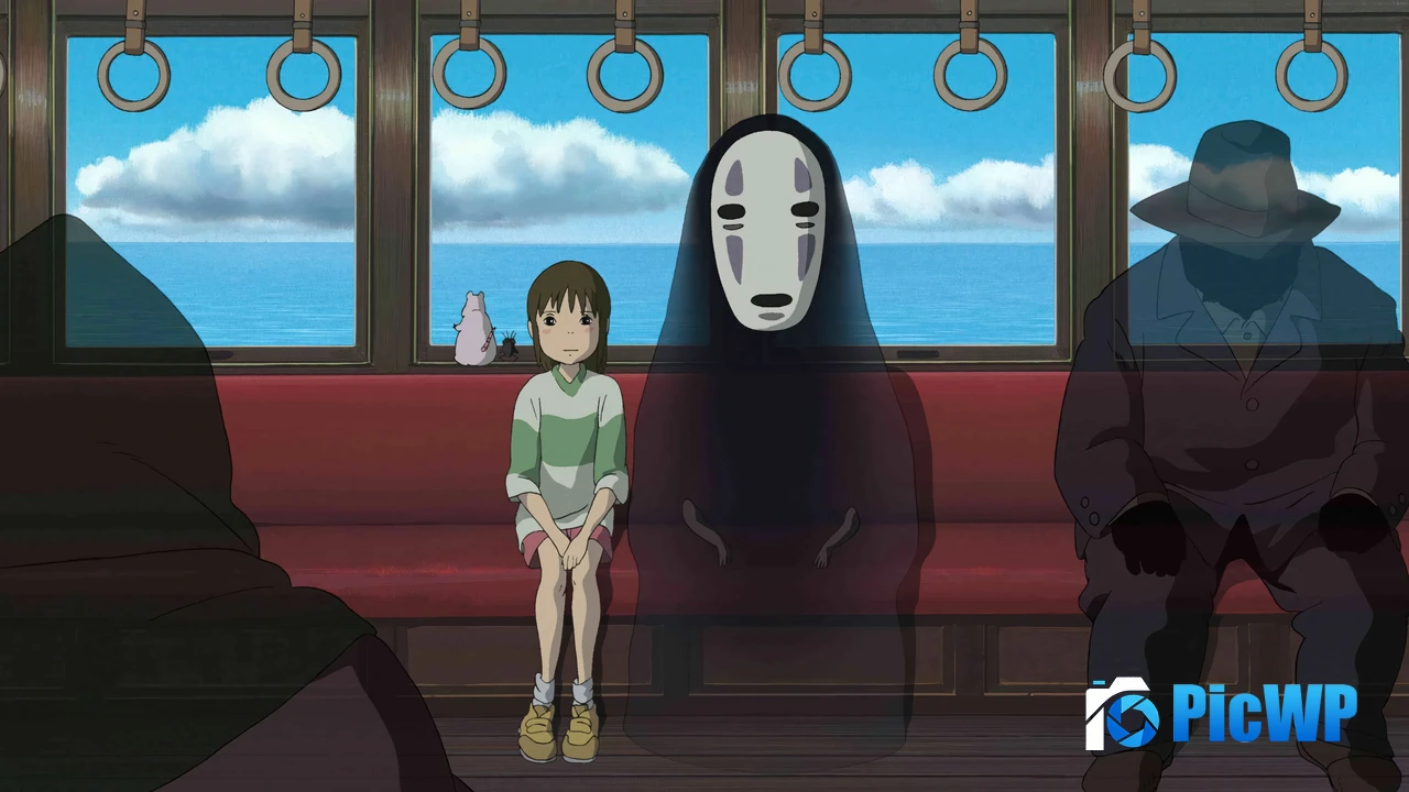 Kaonashi (No-Face) Chihiro 4K PC Wallpaper