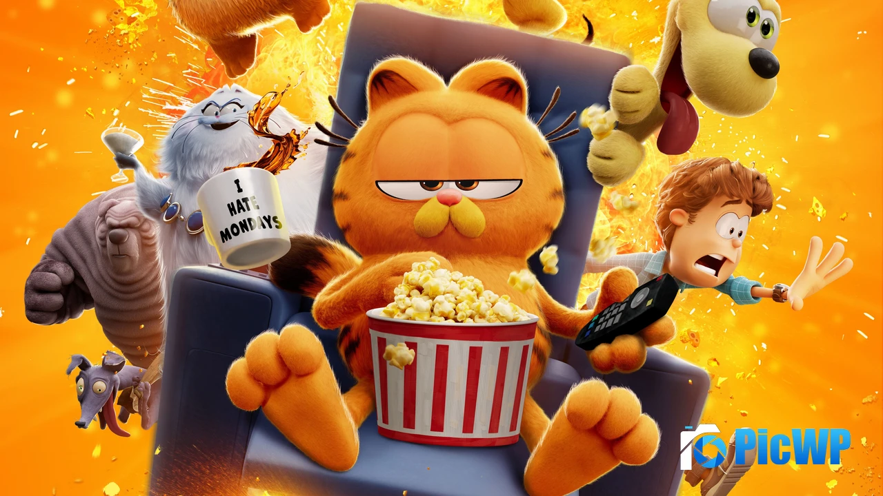The Garfield Movie iPhone 4K PC Wallpaper