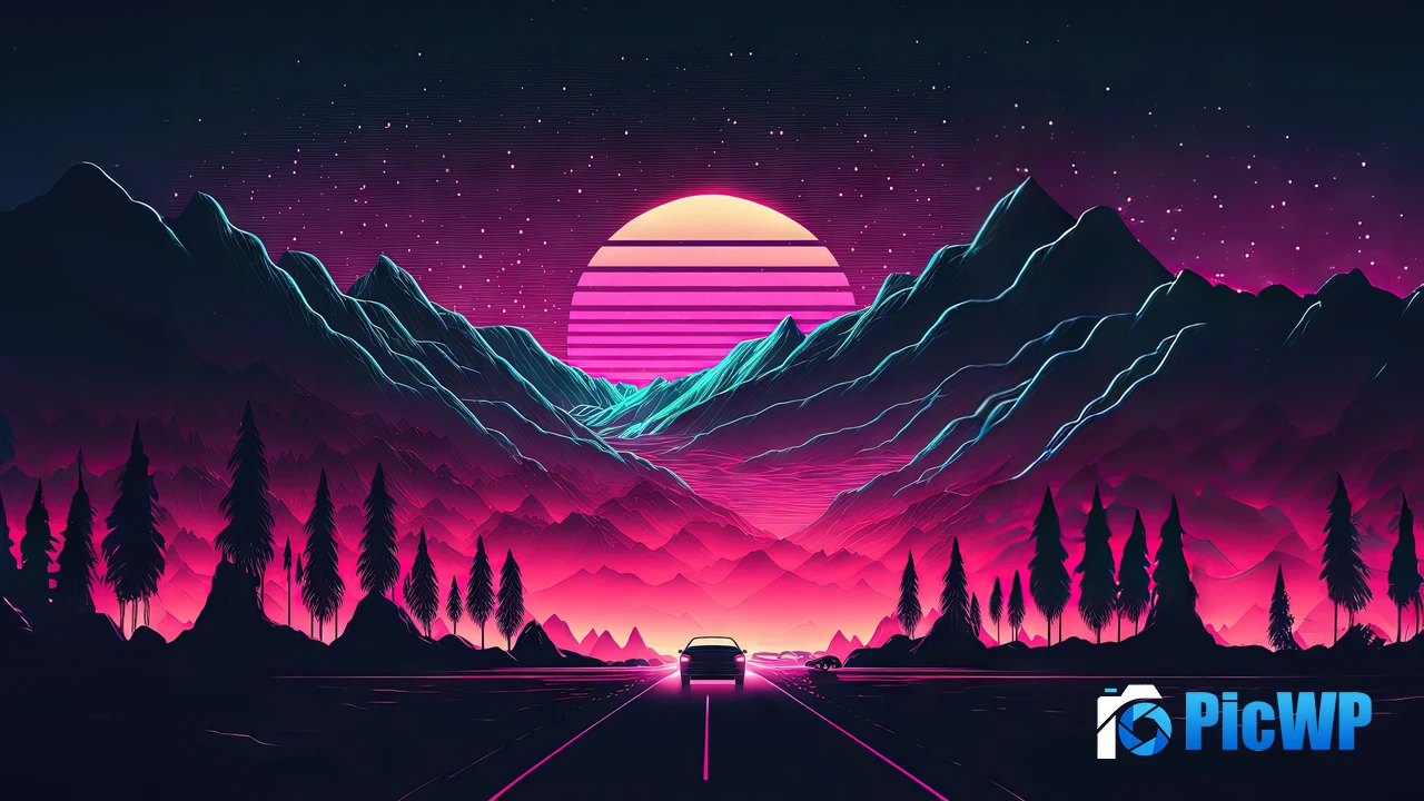 Highway Outrun 4K PC Wallpaper