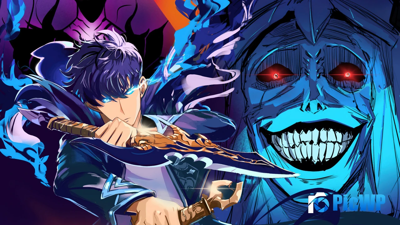 Solo Leveling Statue of God 4K PC Wallpaper