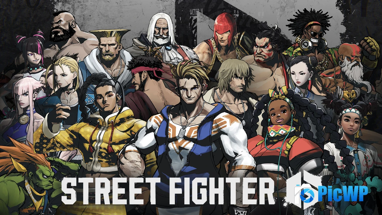 Street Fighter 6 Character poster 4K PC Wallpaper