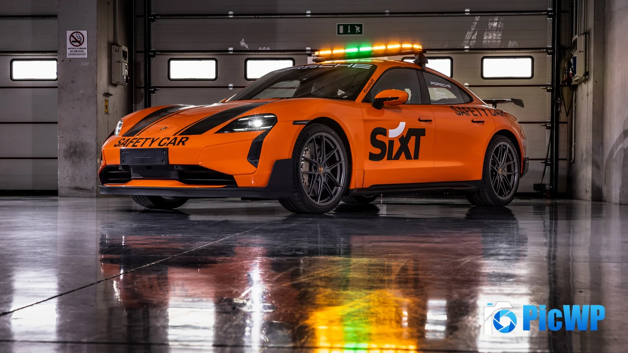 Porsche Taycan Turbo GT SIXT Carrera Cup Safety Car 4K PC Wallpaper