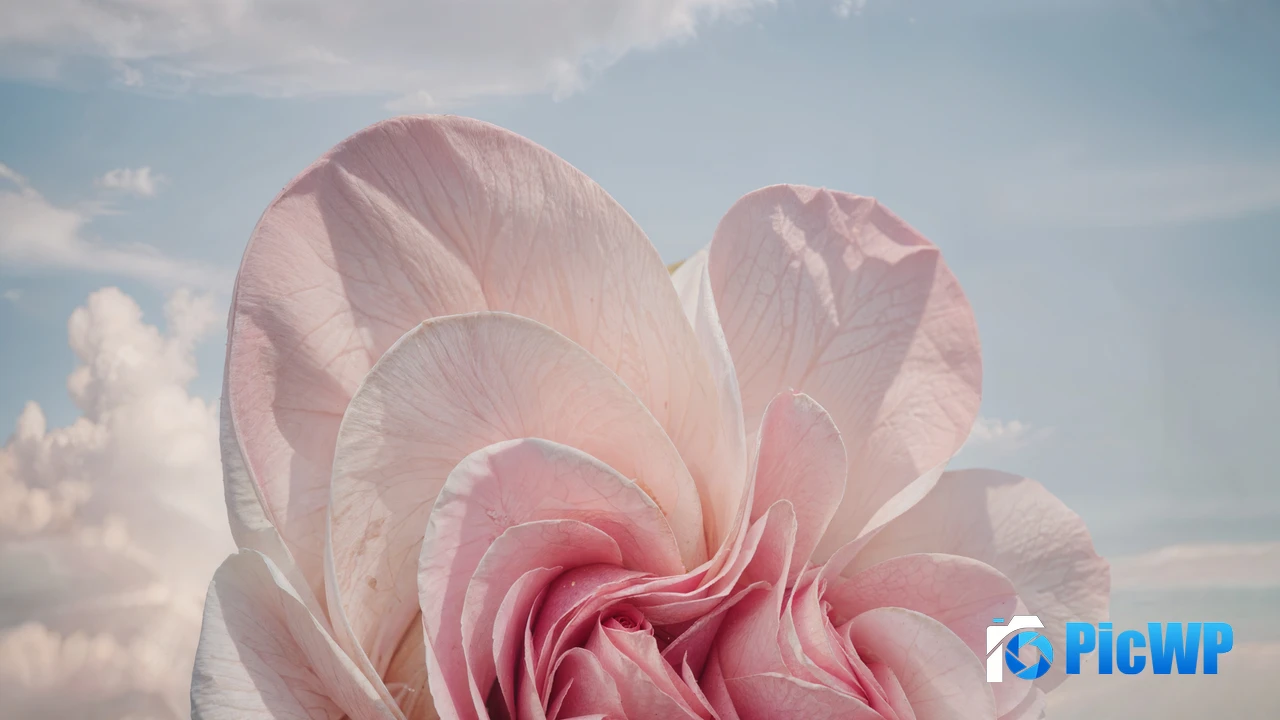 Windows 11 Pink flower 4K PC Wallpaper