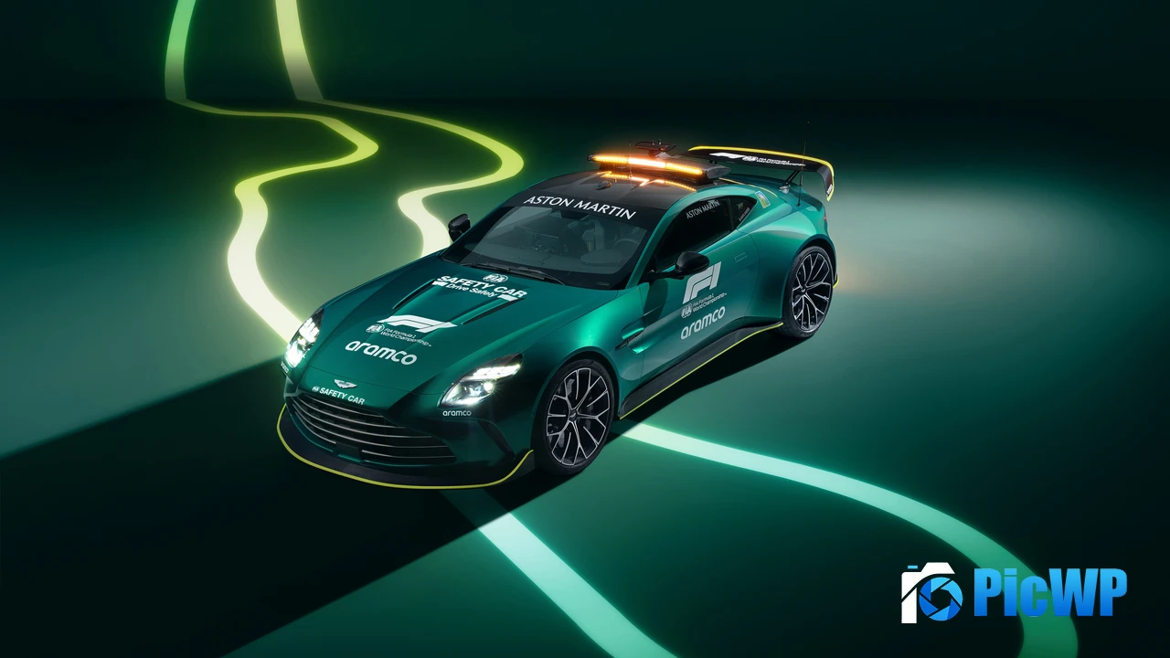 Aston Martin Vantage F1 Safety Car 2024 4K PC Wallpaper