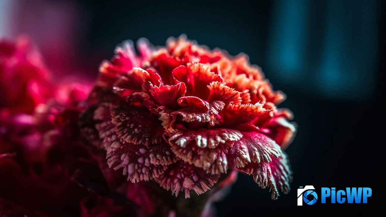 Carnation Red flower 4K PC Wallpaper