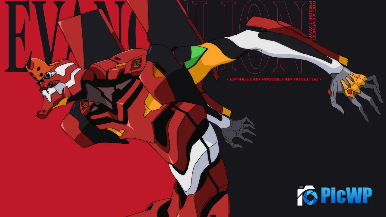 ASUS ROG Neon Genesis Evangelion 4K PC Wallpaper