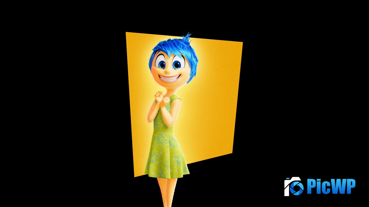 Joy in Inside Out 2 4K PC Wallpaper