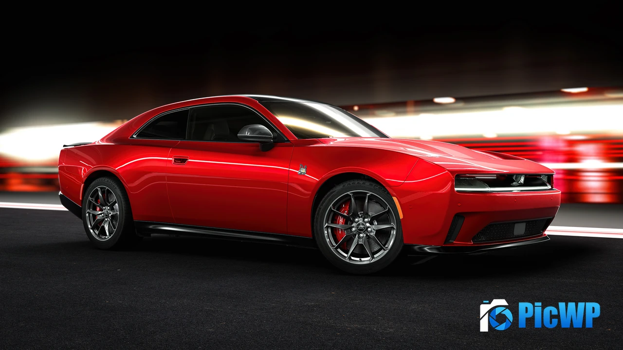 Dodge Charger Daytona Scat Pack Red cars 4K PC Wallpaper