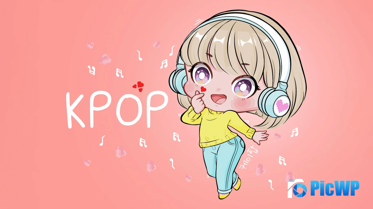 K-pop Chibi 4K PC Wallpaper