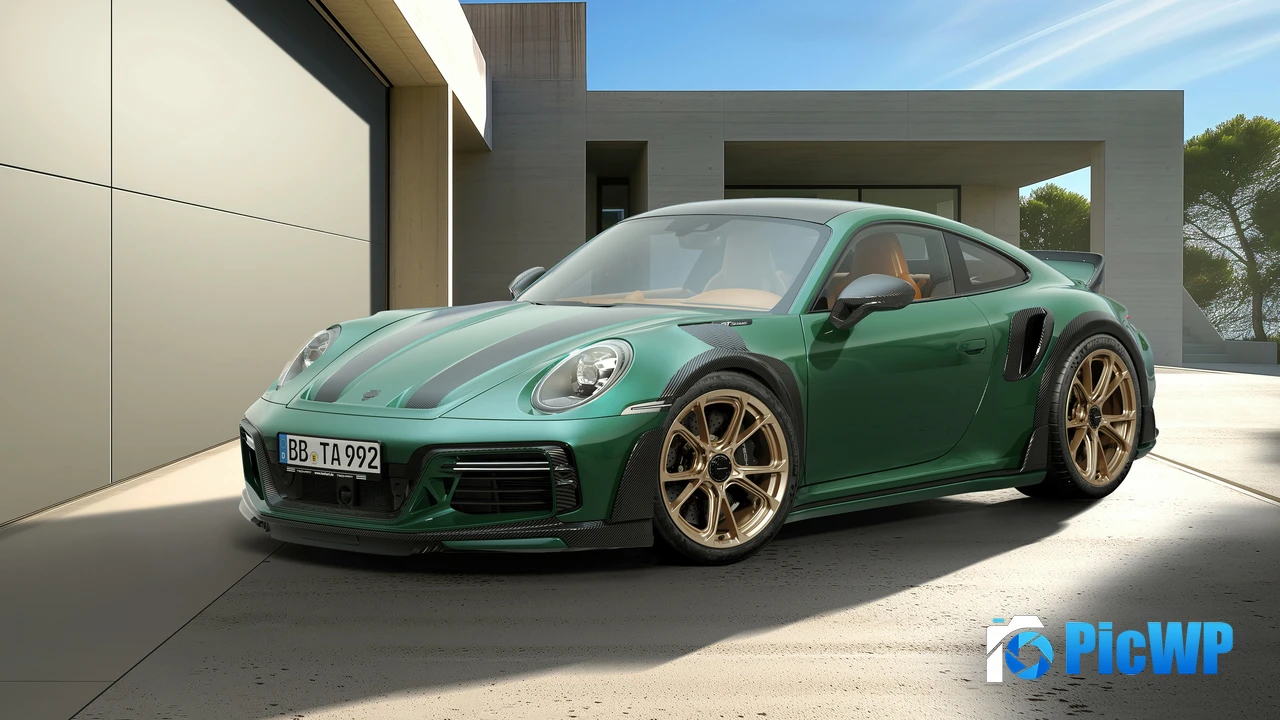 TechArt Porsche GTstreet R Touring 4K PC Wallpaper