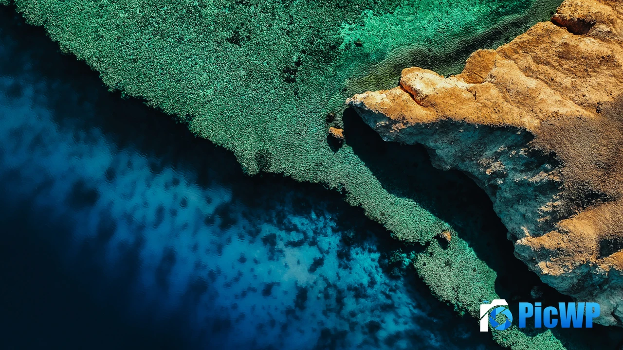 Coastline Coral reef 4K PC Wallpaper