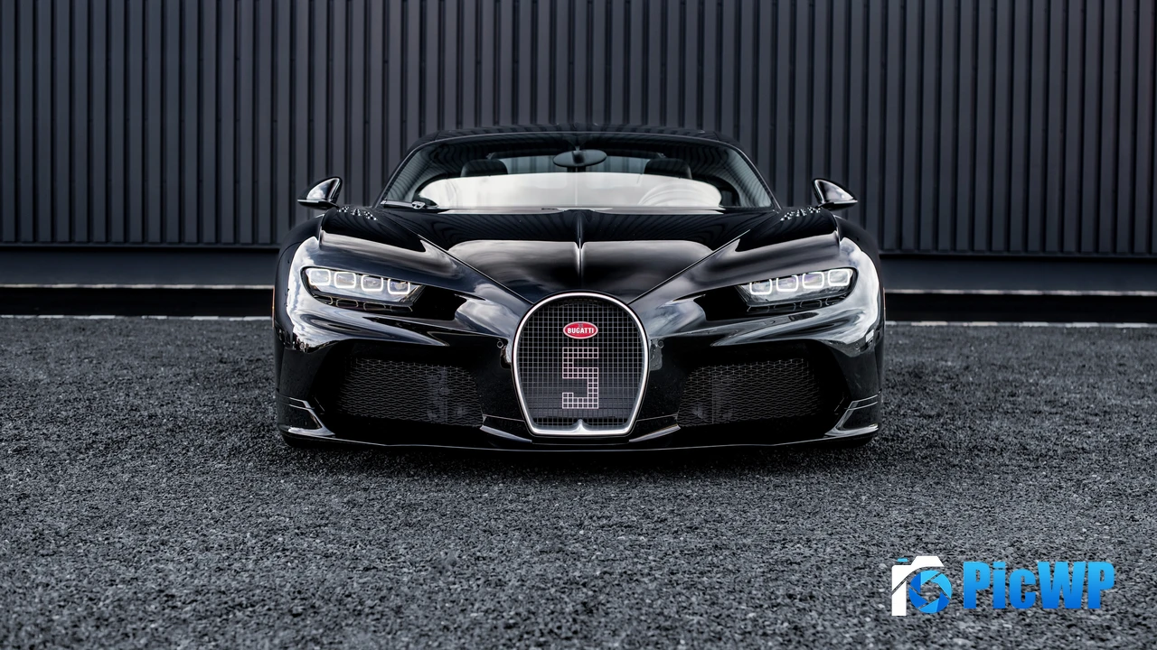 Bugatti Chiron Super Sport Black cars 4K PC Wallpaper