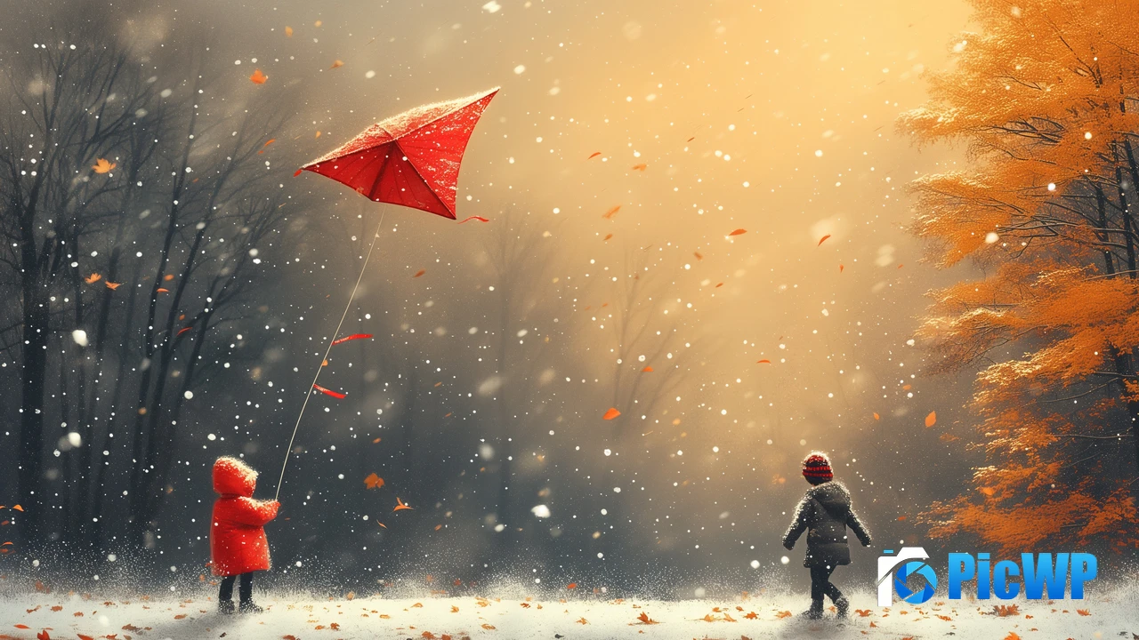 Playing kids Surreal 4K PC Wallpaper