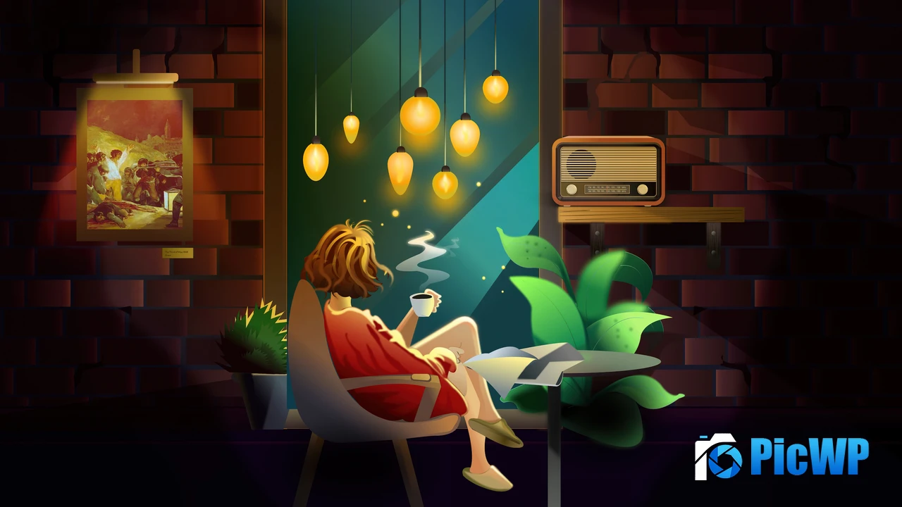 Teen girl Coffee 4K PC Wallpaper