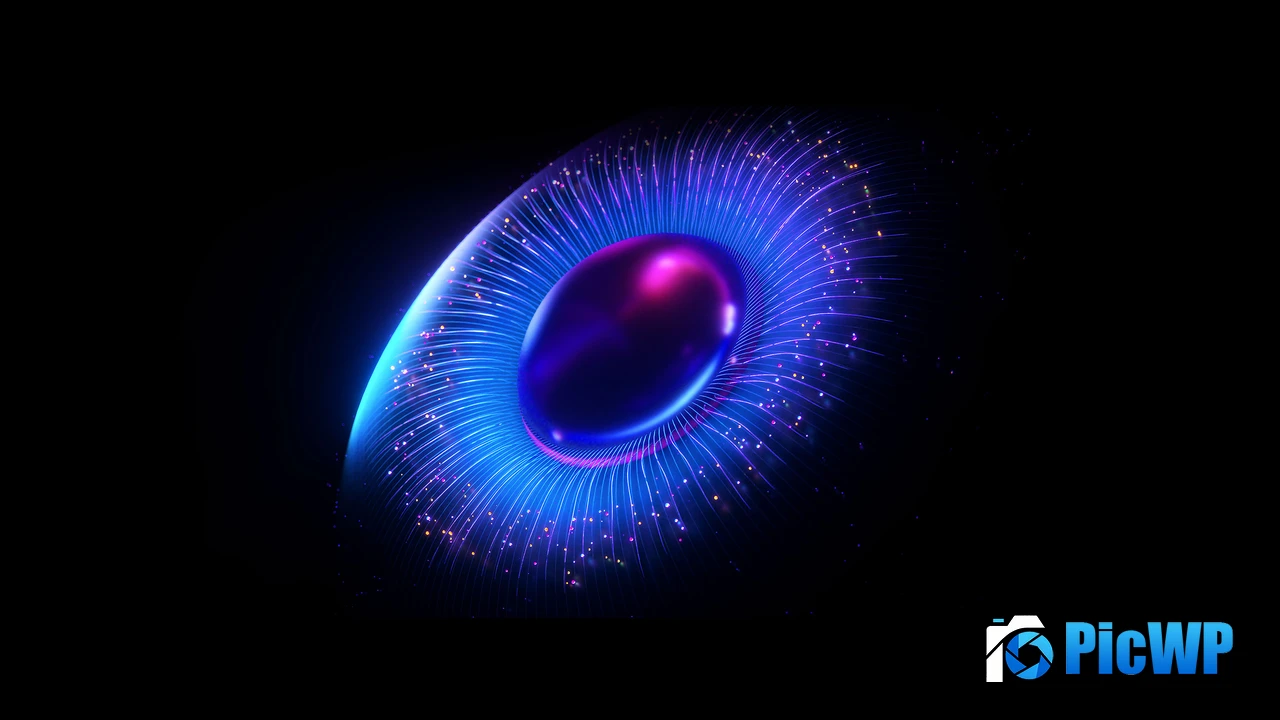 Purple abstract Sphere 4K PC Wallpaper