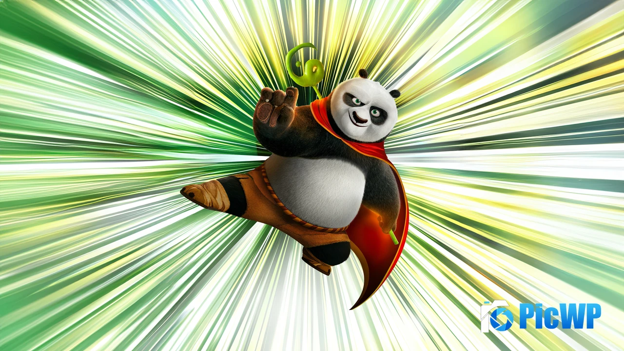 Kung Fu Panda 4 Movie poster 4K PC Wallpaper