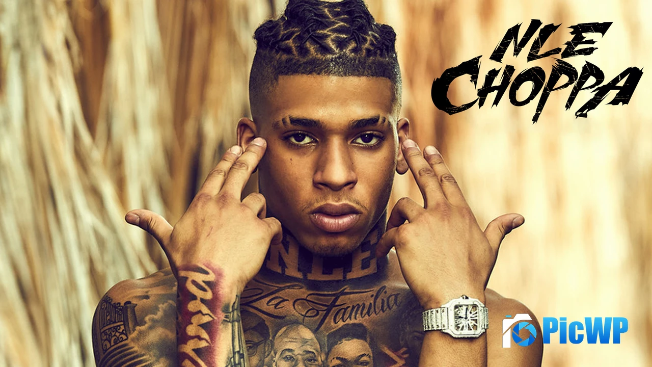 NLE Choppa American rapper 4K PC Wallpaper
