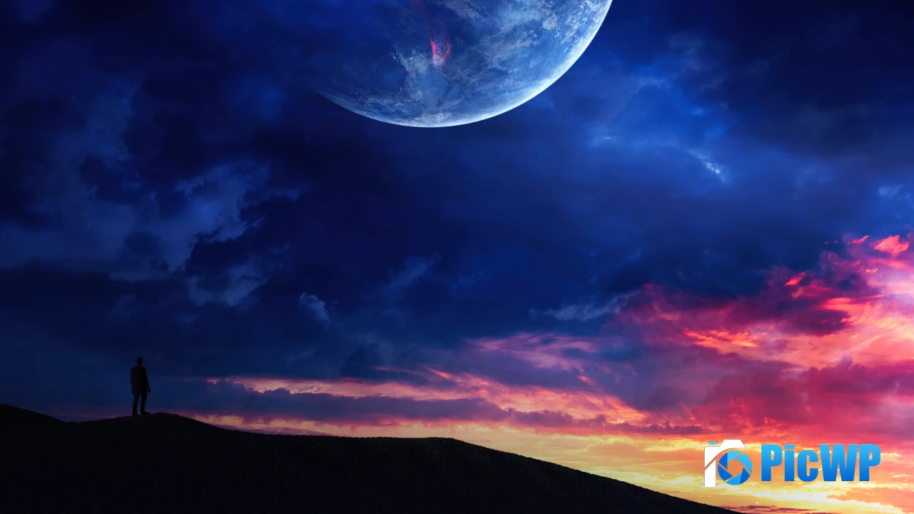 Dune Silhouette 4K PC Wallpaper