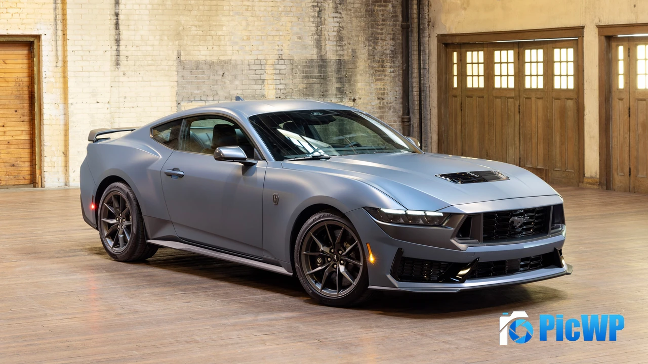 Ford Mustang Dark Horse Matte 4K PC Wallpaper