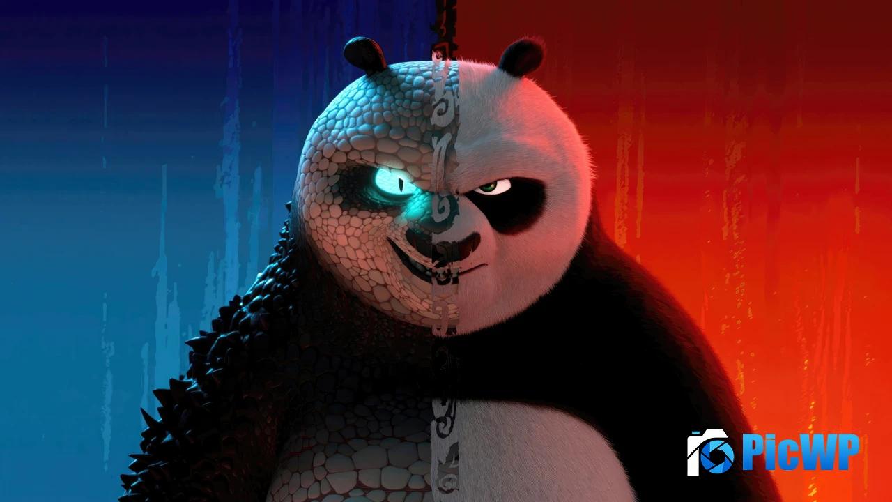 The Chameleon Po (Kung Fu Panda) 4K PC Wallpaper