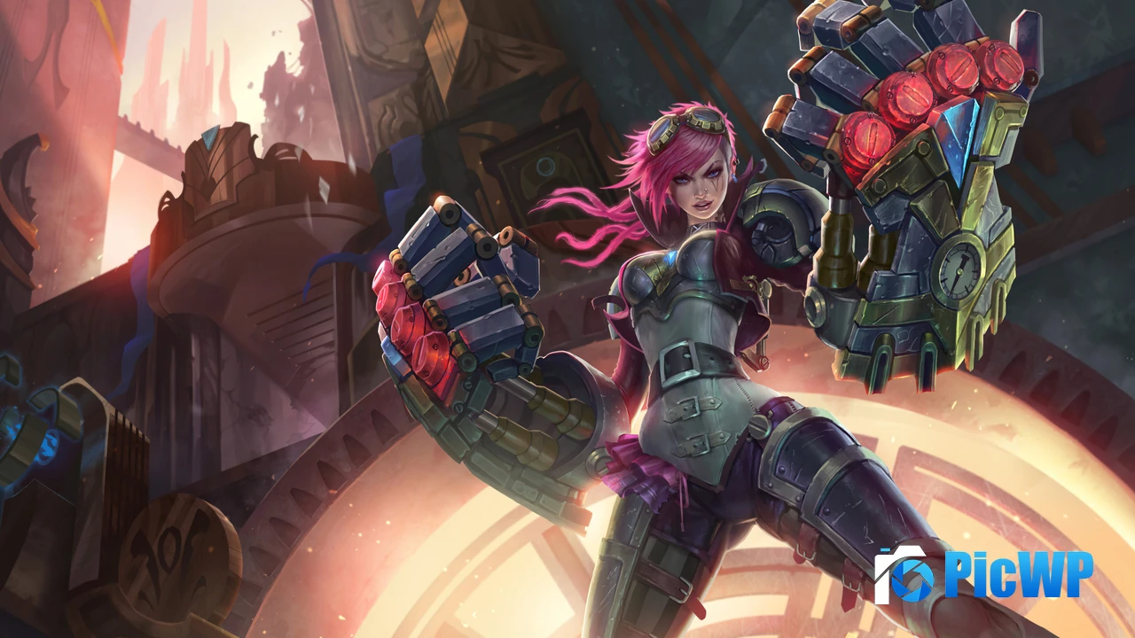 Vi (LoL) Artwork 4K PC Wallpaper
