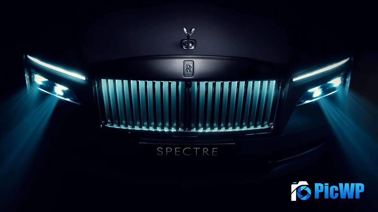 Rolls-Royce Spectre Dark aesthetic 4K PC Wallpaper