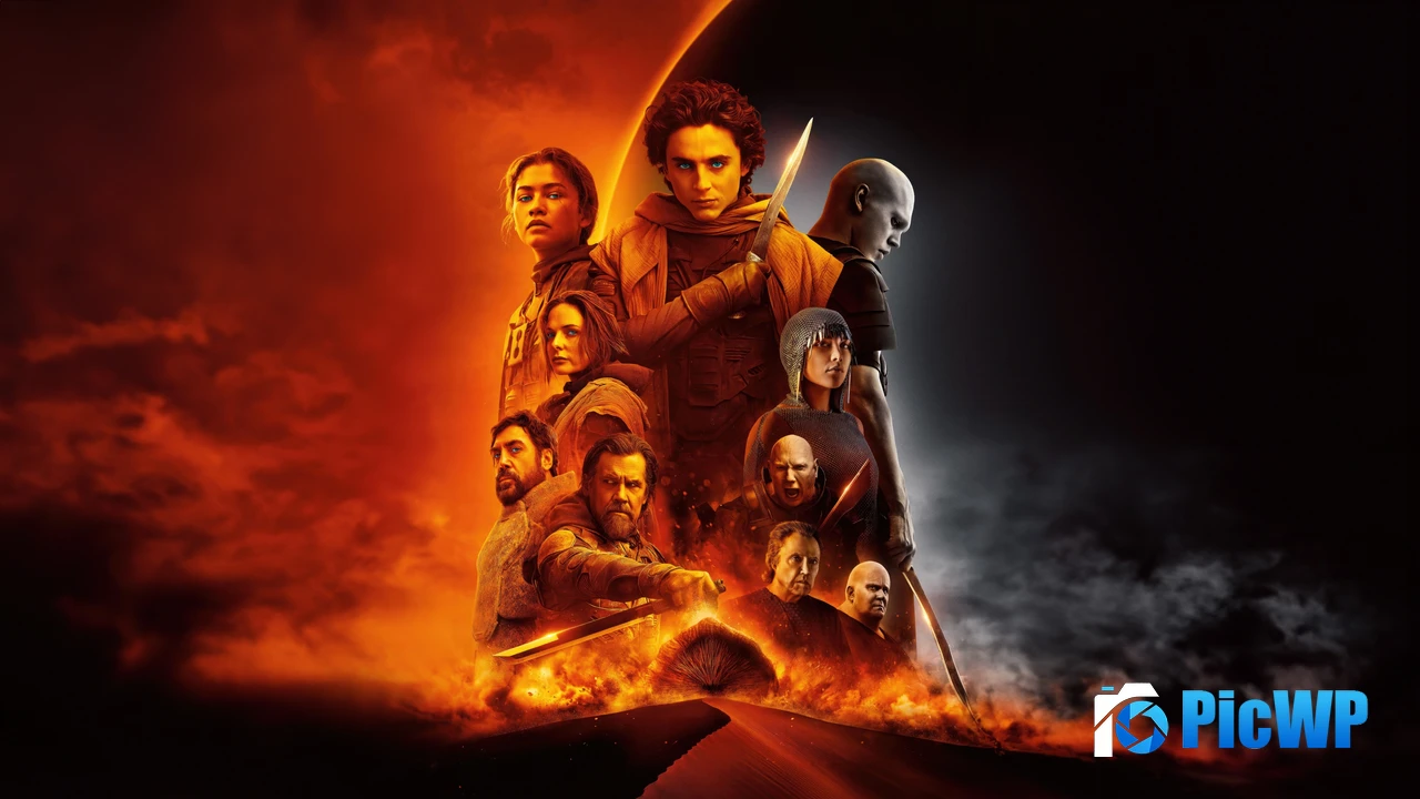 Dune: Part Two Movie poster 4K PC Wallpaper