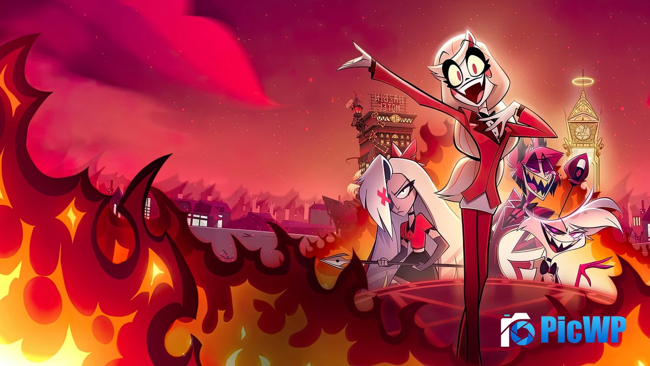 Hazbin Hotel Anime series 4K PC Wallpaper