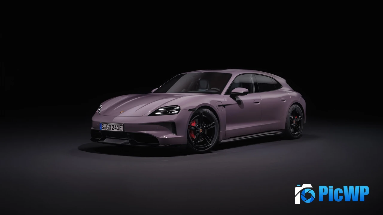 Porsche Taycan 4S Sport Turismo 2024 4K PC Wallpaper