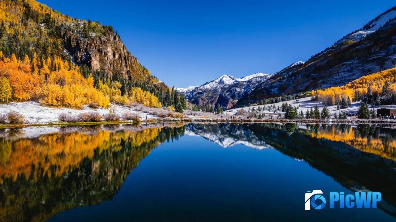 Crystal Lake Colorado 4K PC Wallpaper