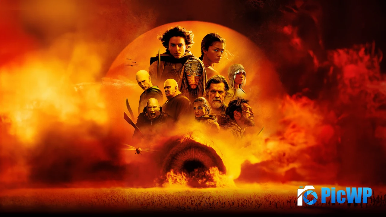 Dune 2 Movie poster 4K PC Wallpaper
