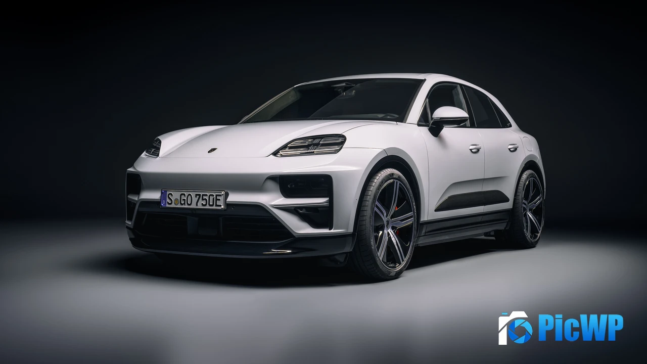 Porsche Macan Turbo Electric cars 4K PC Wallpaper