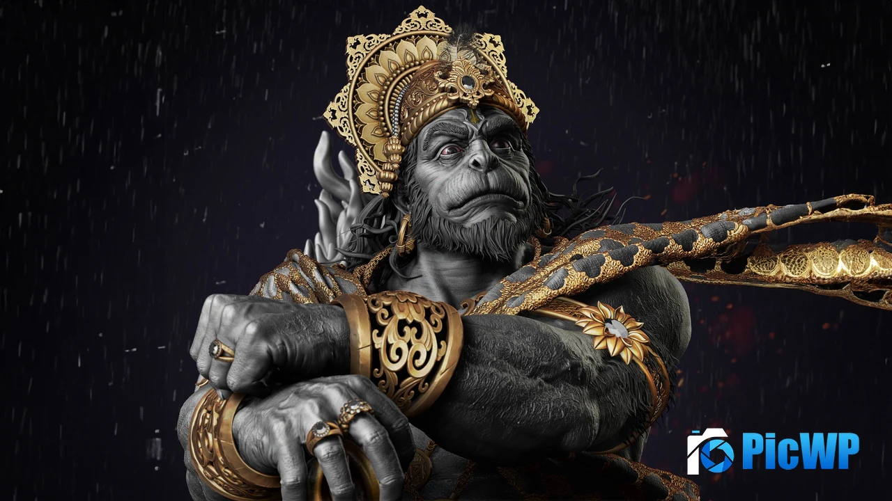 Lord Hanuman Hindu God 4K PC Wallpaper