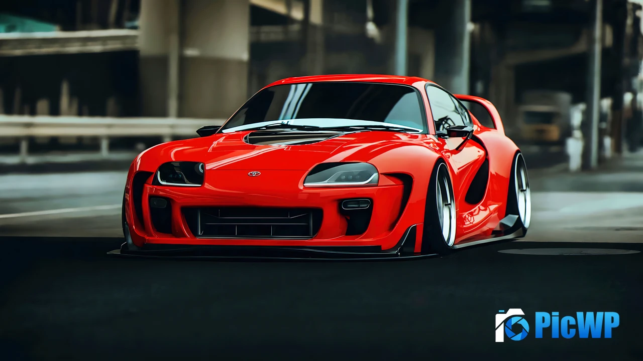 Toyota Supra Mk4 Widebody 4K PC Wallpaper