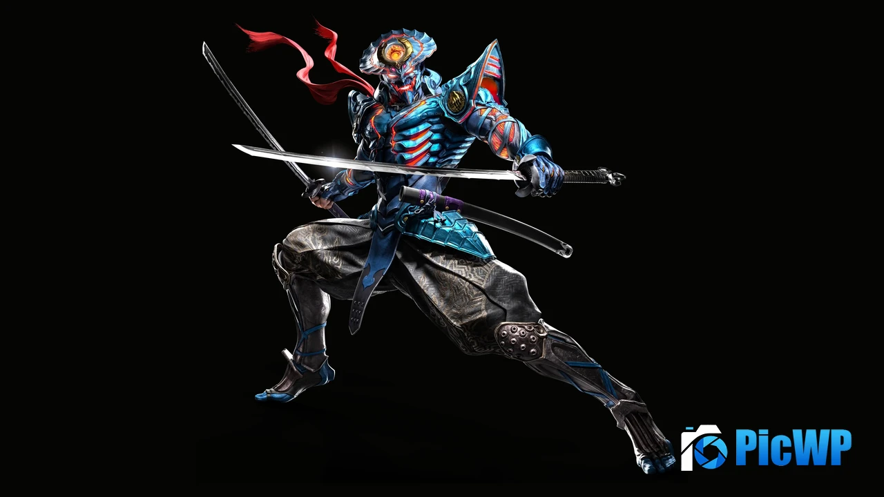 Yoshimitsu in Tekken 8 Background 4K PC Wallpaper