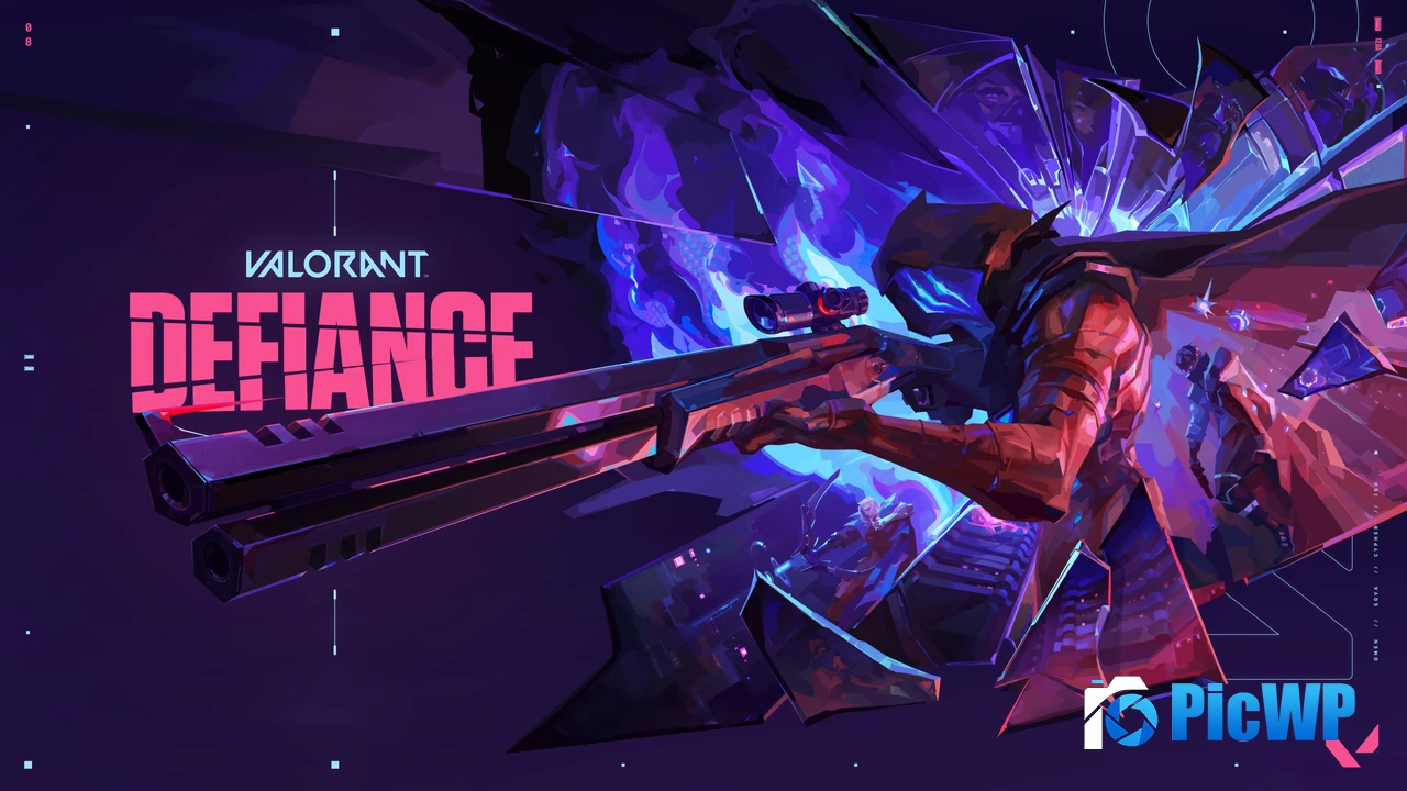Omen in Valorant Defiance 4K PC Wallpaper