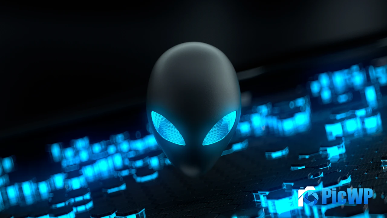 Alienware Blue 4K PC Wallpaper