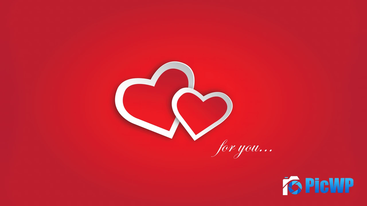 Love hearts For you 4K PC Wallpaper