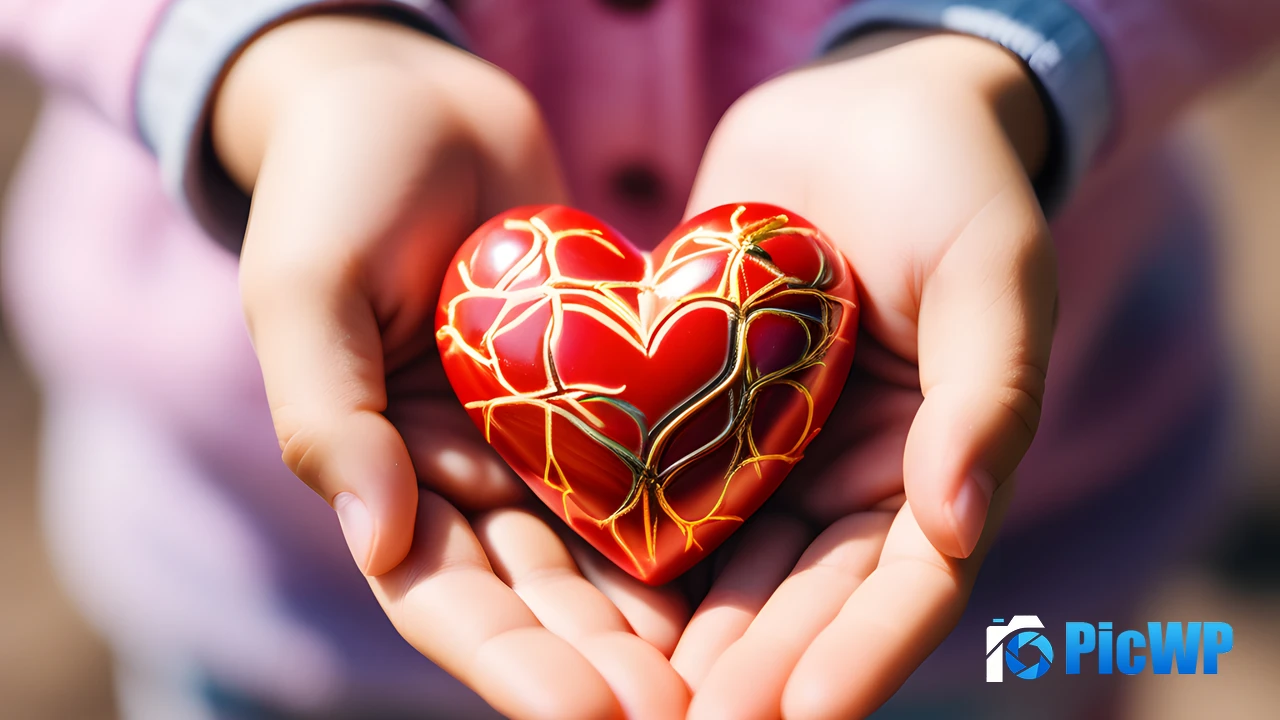 Red heart Valentine 4K PC Wallpaper