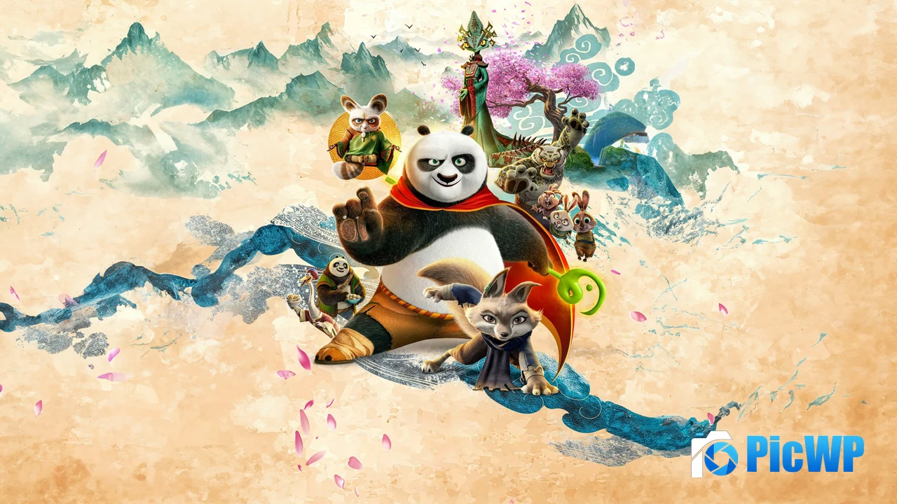 Kung Fu Panda 4 Animation 4K PC Wallpaper