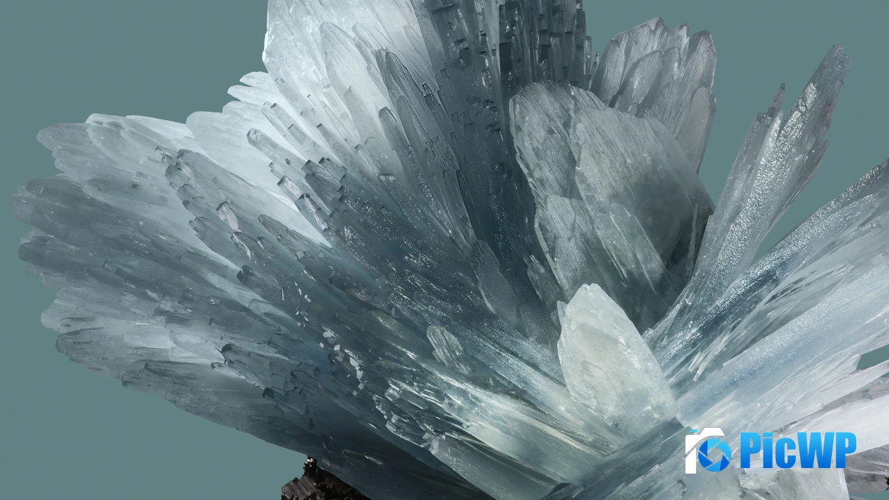 Fluorite Crystal Fractal 4K PC Wallpaper