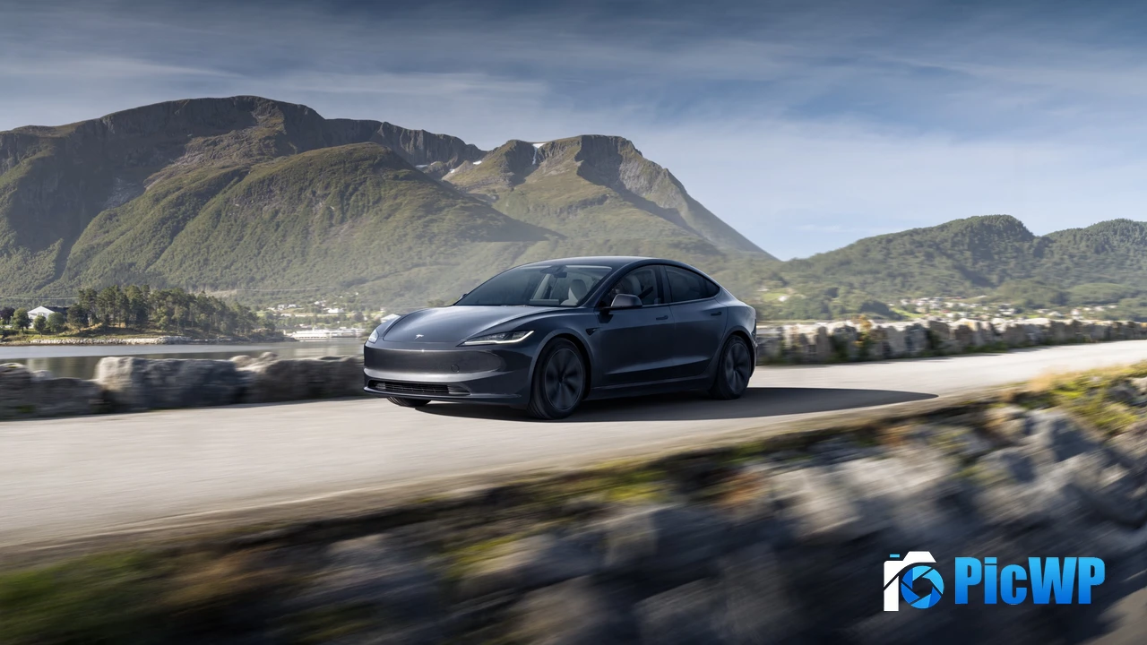Tesla Model 3 2024 4K PC Wallpaper