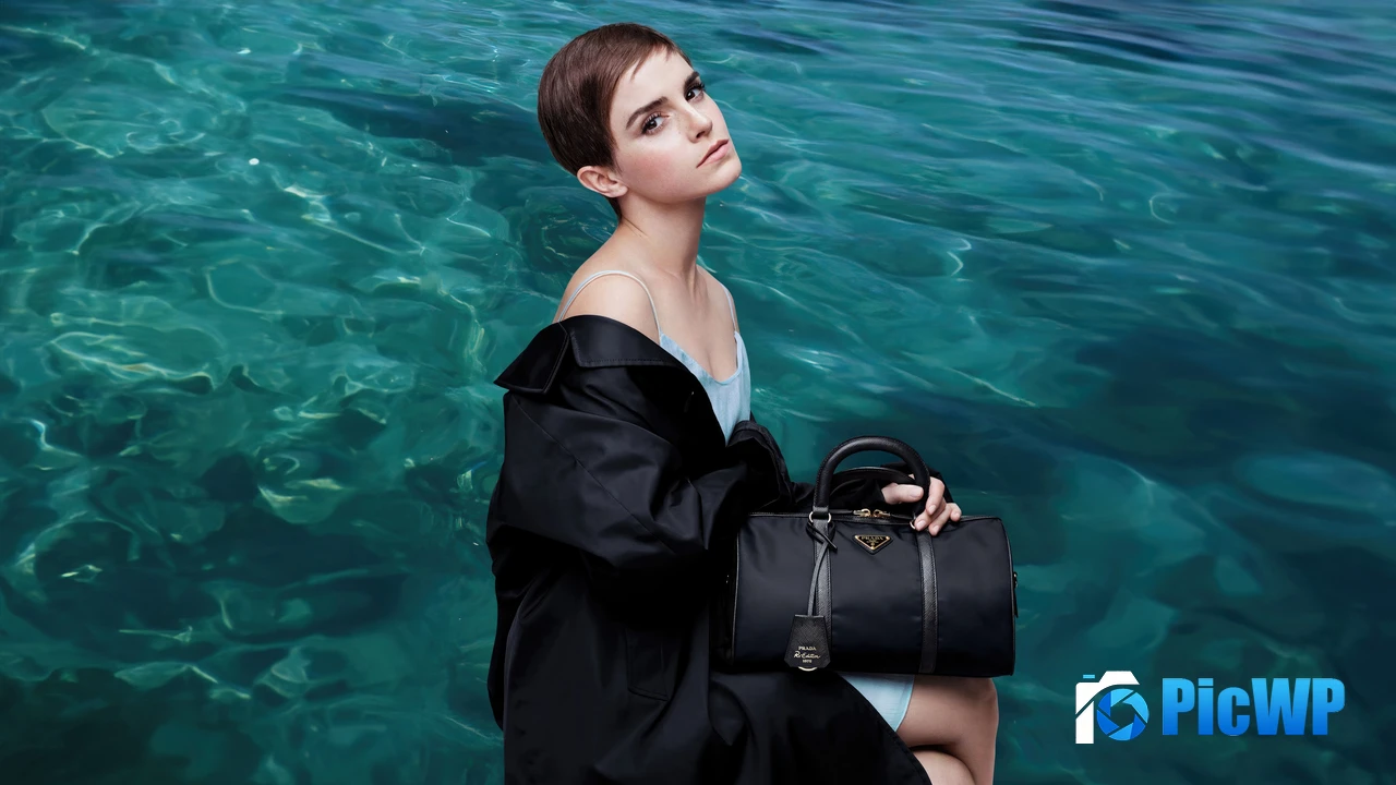 Emma Watson Photoshoot for Prada 4K PC Wallpaper