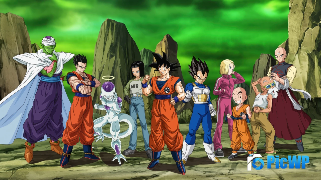 Dragon Ball Character poster 4K PC Wallpaper