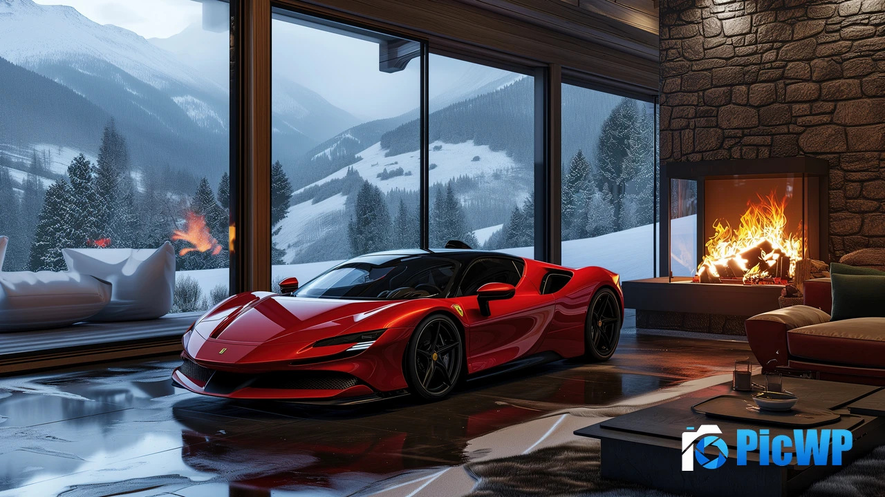 Ferrari SF90 Stradale Cozy 4K PC Wallpaper
