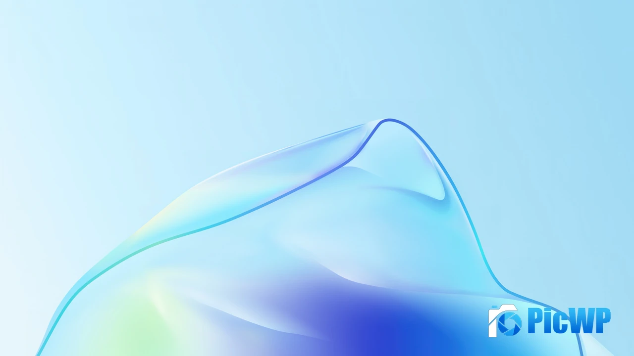 Realme Pad 2 Blue abstract 4K PC Wallpaper